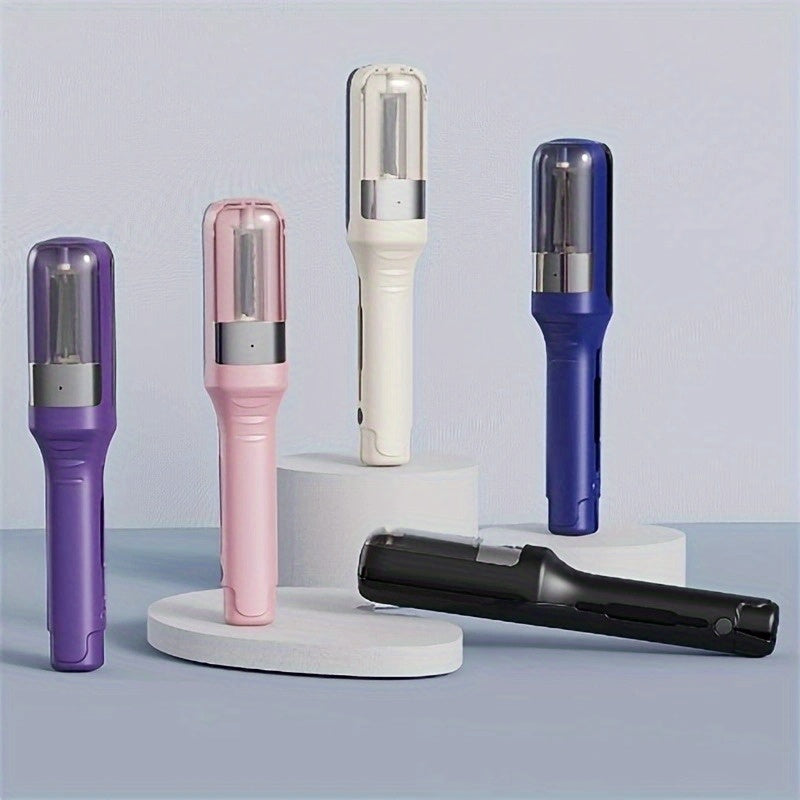 Беспроводной портативный триммер для волос с USB-зарядкой для срезания секущихся кончиков и борьбы с пушистостью.