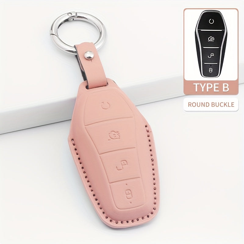 PU Leather Key Case for 25 Car Models Compatible with D9 Z9 Seagull