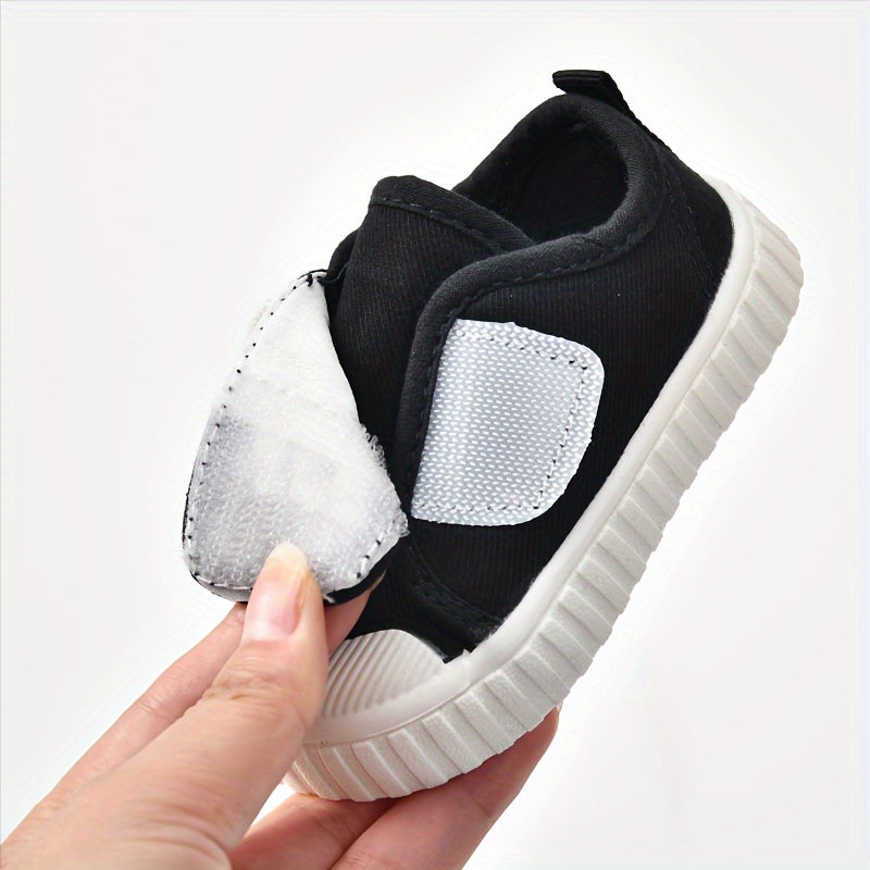 Toddler Canvas Shoes for Indoor Outdoor 1-2 Years Boys Girls Spring Autumn Breathable Fabric