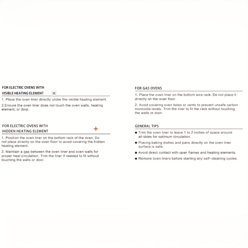 Heavy-Duty Nonstick Oven Mat, Reusable Large Oven Liner for Electric Gas Grill