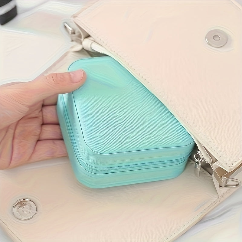 Минималистичный органайзер для украшений, дорожный кейс для ожерелий, серег, колец, ручная стирка