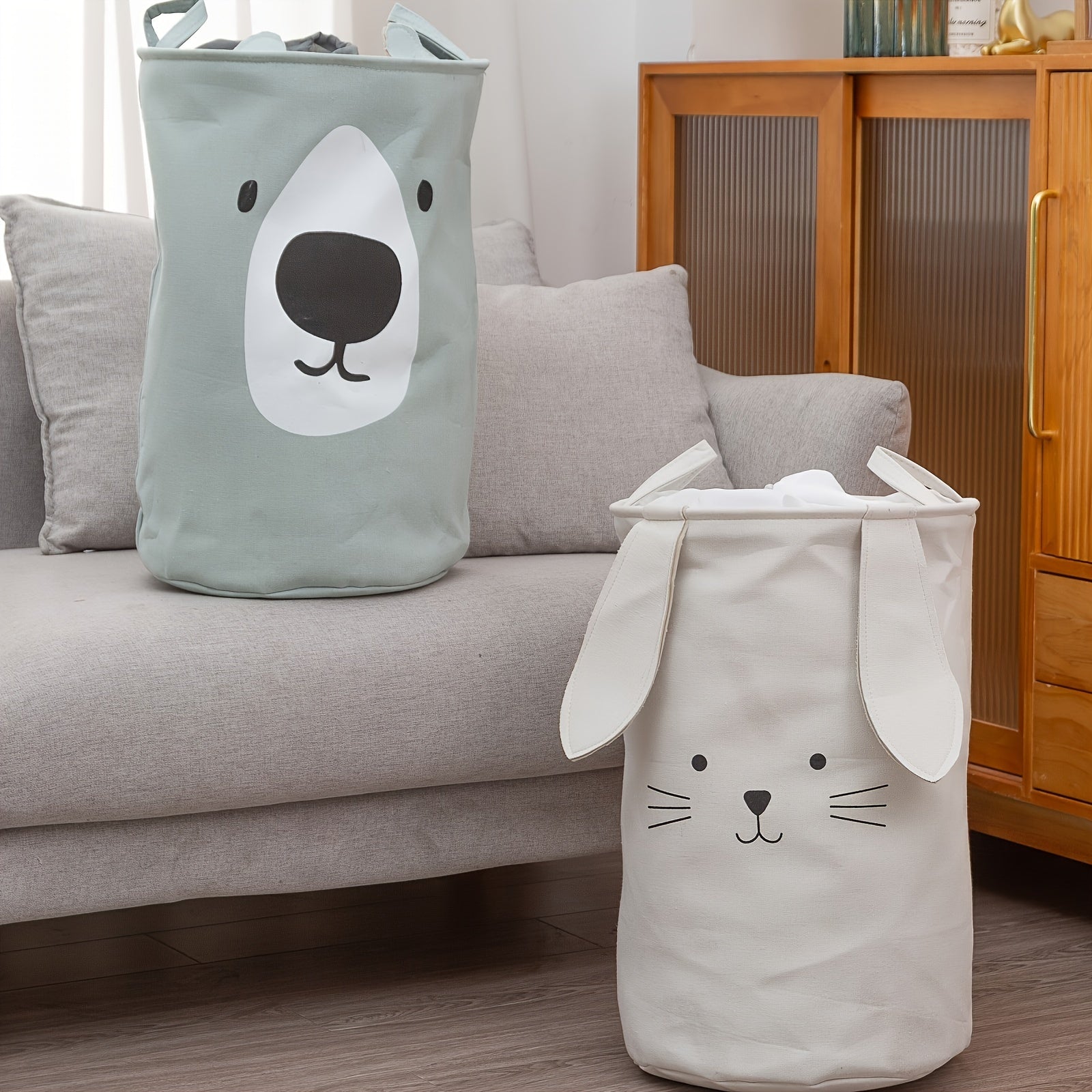 Cesta de ropa de estilo nórdico 40x50cm, contenedor de almacenamiento para baño, dormitorio, residencia universitaria