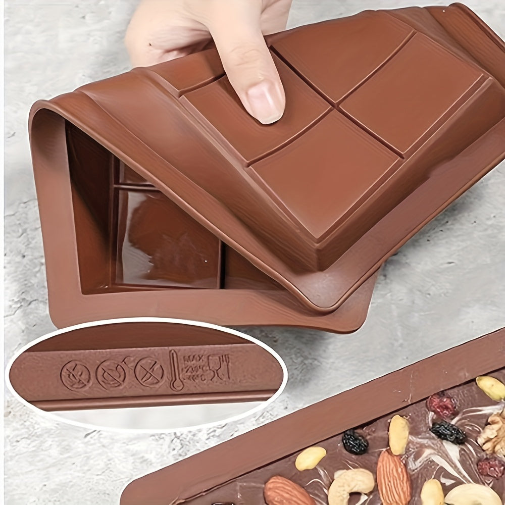 Silicone Chocolate Bar Mold Extra-Large BPA-Free for Candies and Stuffed Bars
