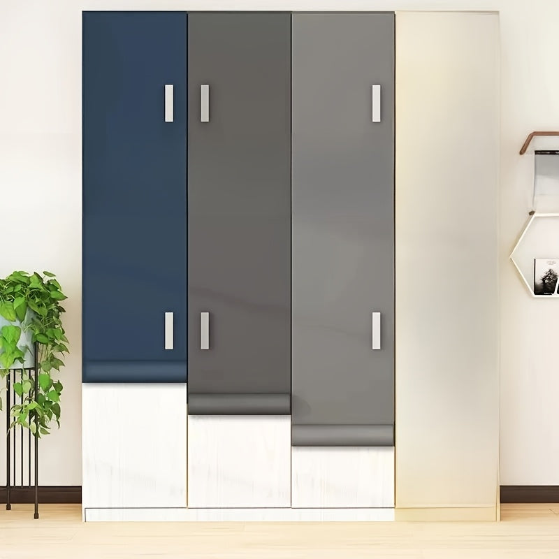 Removable Vinyl Wallpaper Matte Black Gray White Textured for Walls Kitchens Cabinets