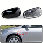 2 Pieces Car Shell Covers Clear Black for C6 Corvette XLR Zafira Astra