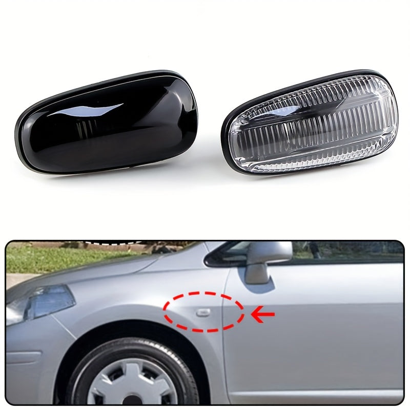 2 Pieces Car Shell Covers Clear Black for C6 Corvette XLR Zafira Astra