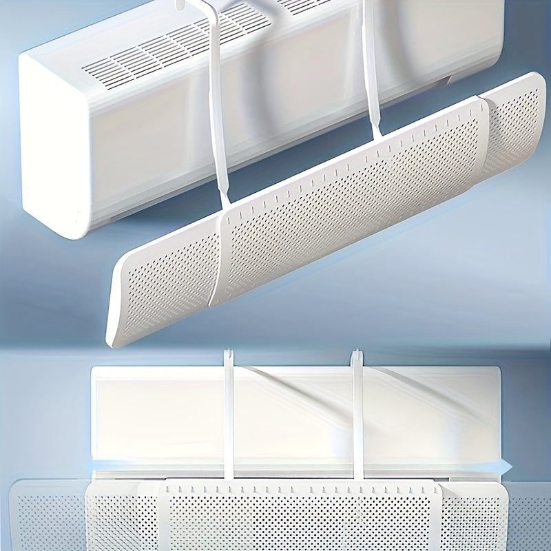 Universal Retractable Air Conditioner Windshield 2 Pieces Easy Install Energy Saving