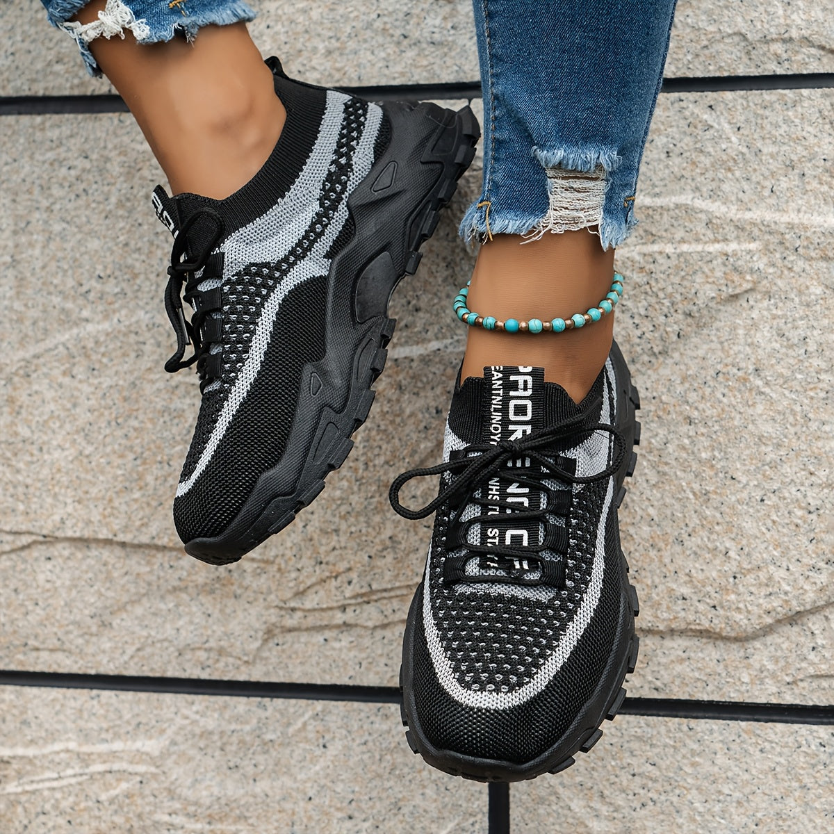 Women's Slip-On Sneakers with Height Boost Breathable Mesh White Pink