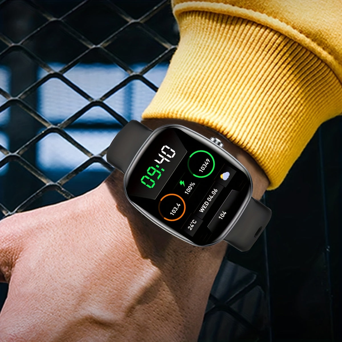 Умные часы с полным сенсорным экраном 1,83 дюйма, с возможностью звонков и отслеживания спортивных показателей для iPhone и Android