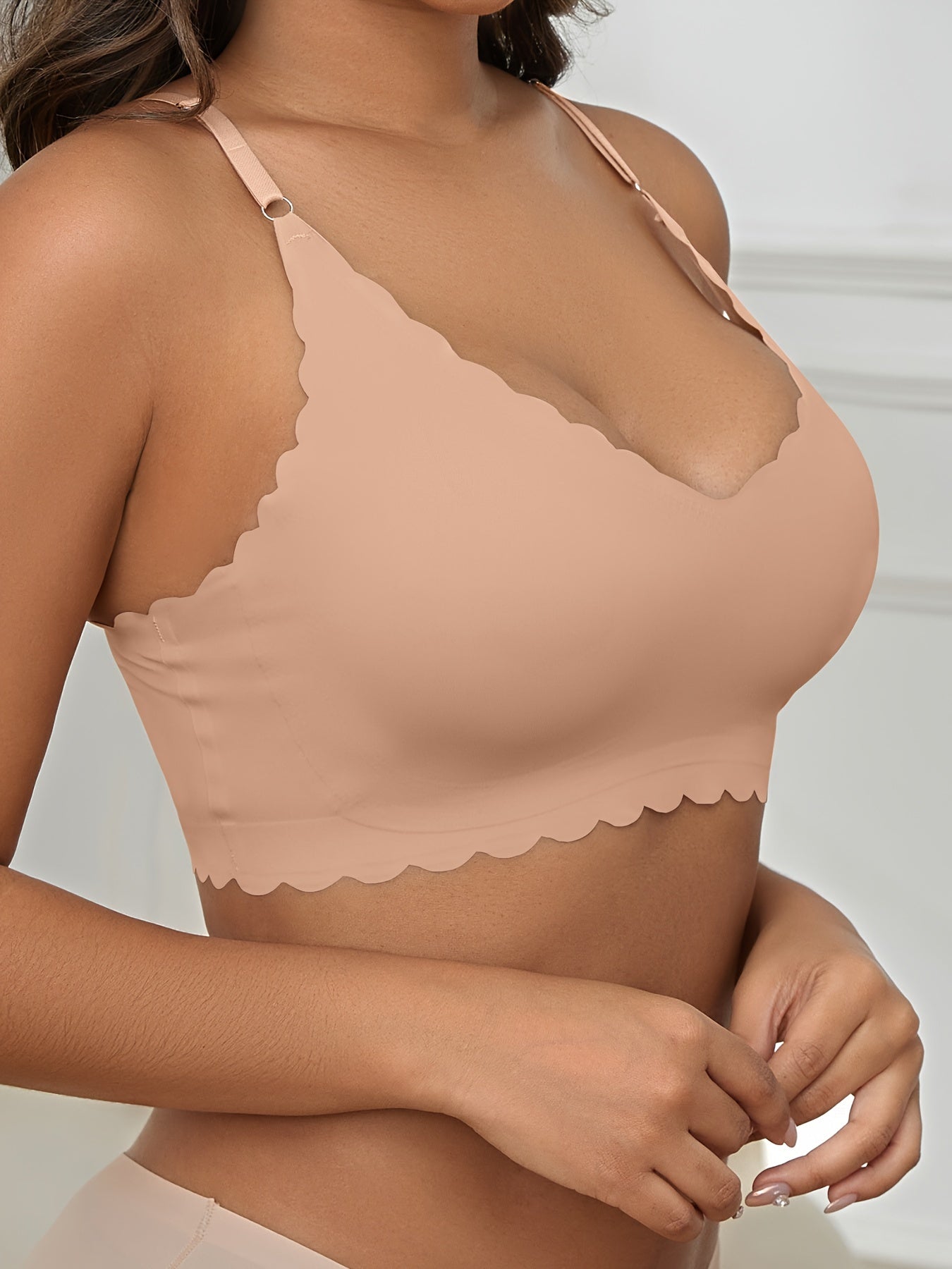 Plus Size Seamless Wire-Free Bra Comfortable Fit High Elasticity