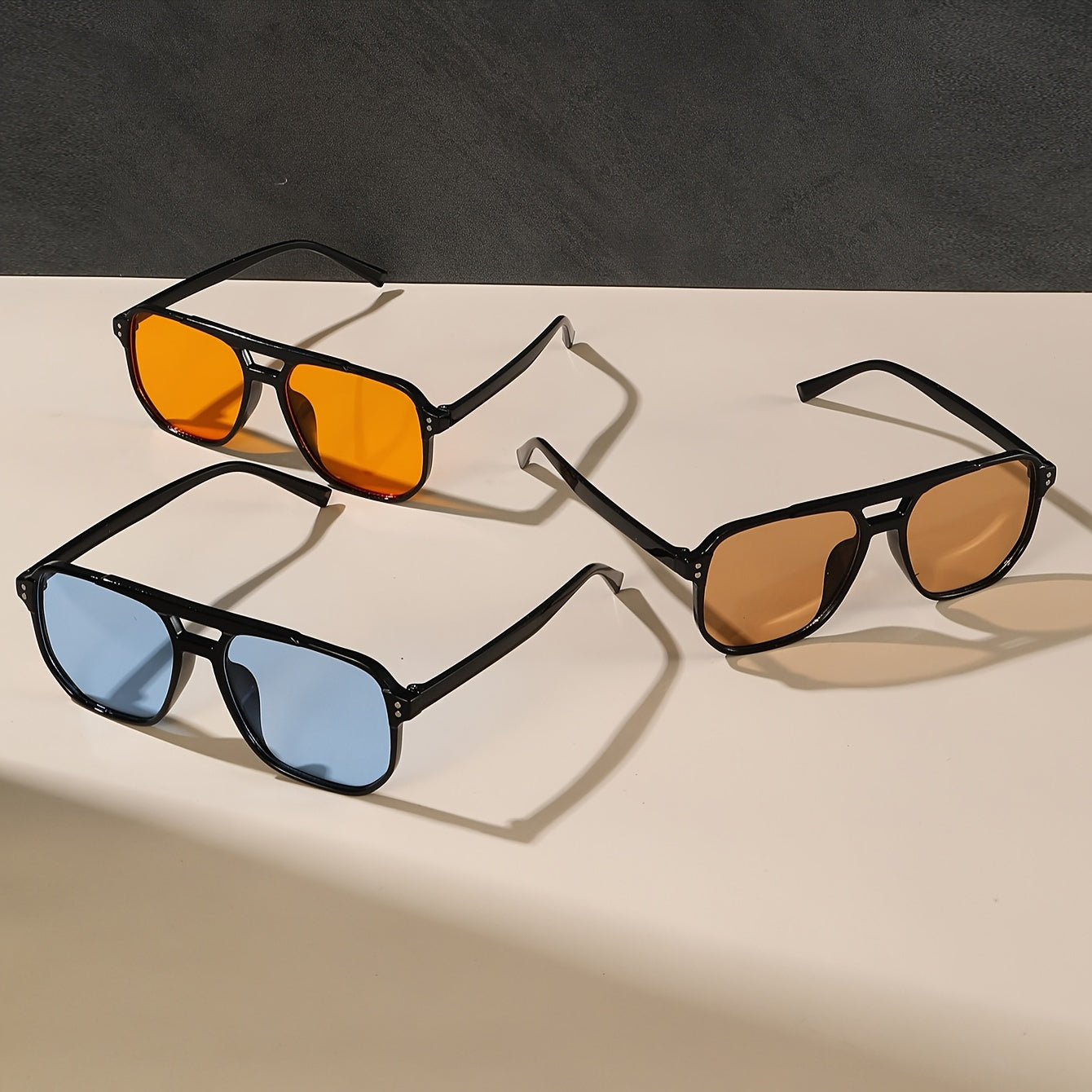 Set of 5 Unisex Anti-Glare Sunglasses for Driving and Beach Travel