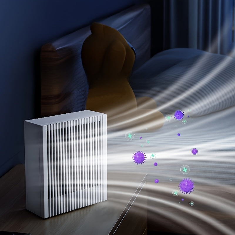 Portable USB HEPA Air Purifier for Home Office with Odor and Smoke Removal