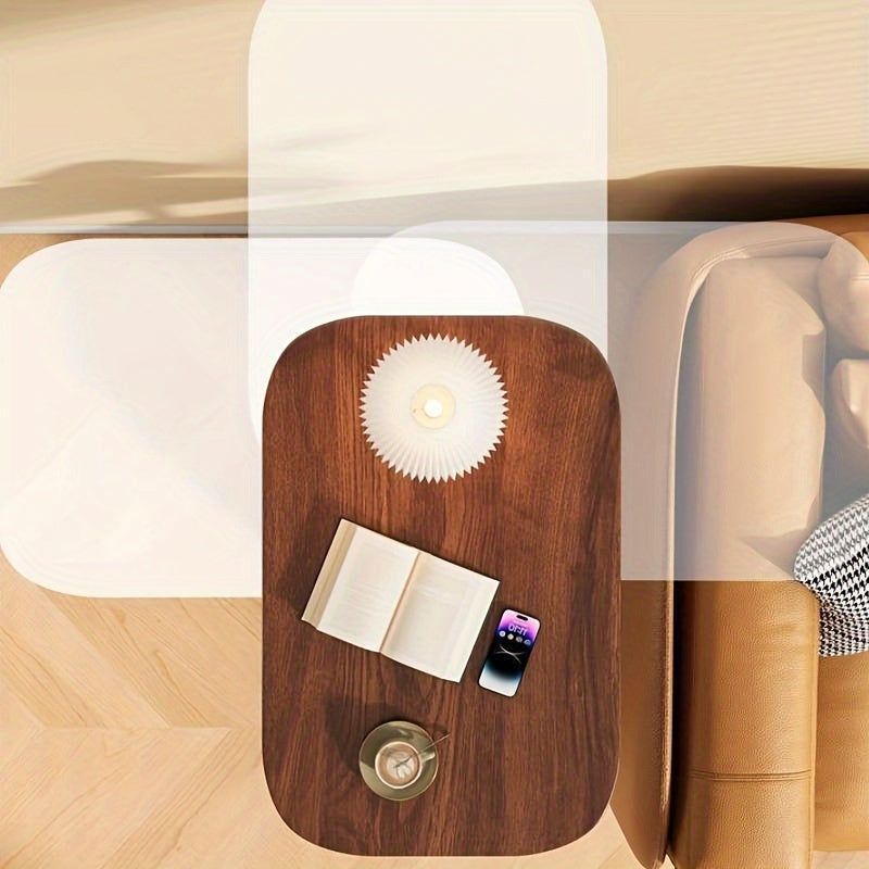 Современный регулируемый по высоте боковой столик с поворотной верхней частью, мобильный прикроватный шкафчик