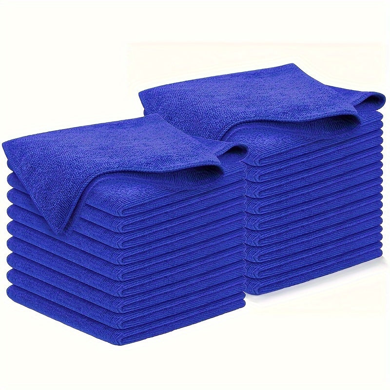80 Microfiber Wipe Towels for Kitchen and Car Cleaning Highly Absorbent Eco-Friendly