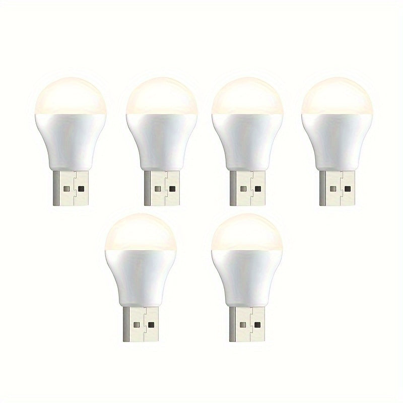 USB Night Light with Warm White Eye and Reading Light for Bedroom Kitchen Living Room