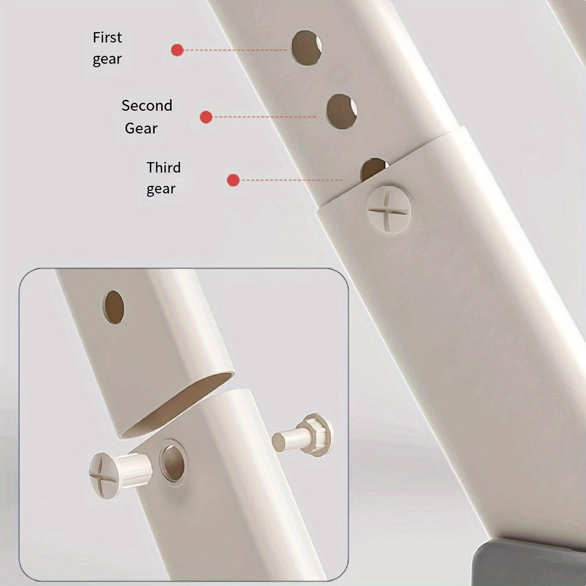 Серый пластиковый 3-в-1 многофункциональный детский туалетный тренажер, горшок-тренер, складная ступенька, кольцо для горшка для обучения туалету