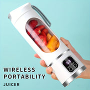 Portable USB Rechargeable Blender 450ml for Smoothies and Juice