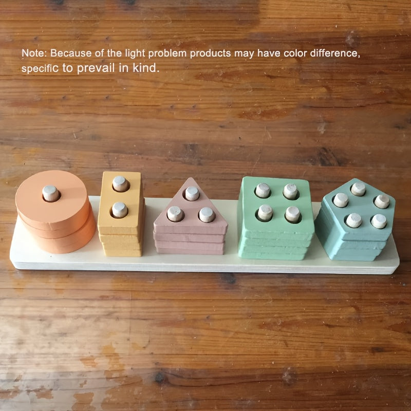 Bolalar uchun ta'limiy yog'och shakl ajratish o'yinchoqi - Qiziqarli ajratish va to'plam o'yini, Yil boshida, Halloween va Thanksgiving uchun o'g'il va qizlar uchun ideal sovg'a