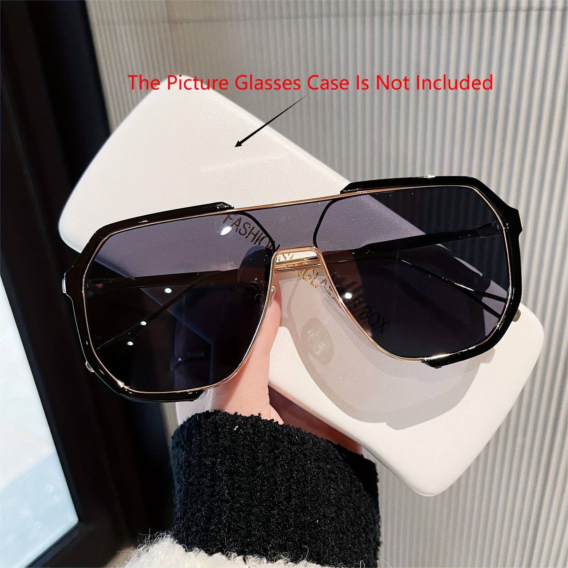 Gafas de sol unisex con espejo para mujeres y hombres, estilo doble puente, para vacaciones y playa