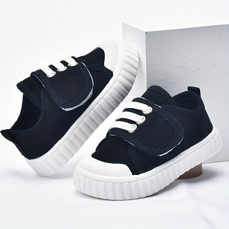Toddler Canvas Shoes for Indoor Outdoor 1-2 Years Boys Girls Spring Autumn Breathable Fabric