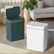 Infraqizil sensing aqlli axlat qutisi uy ofisi maktab uchun yashil oq