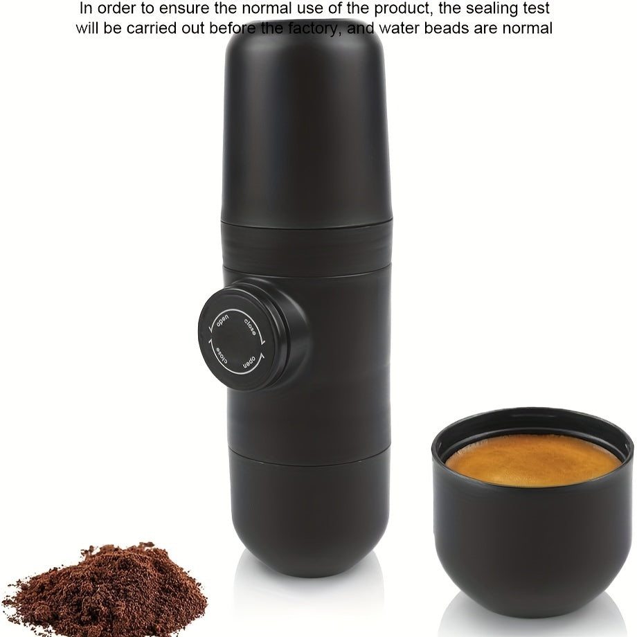 Portable Capsule Espresso Maker Travel Coffee Pot Manual Operation