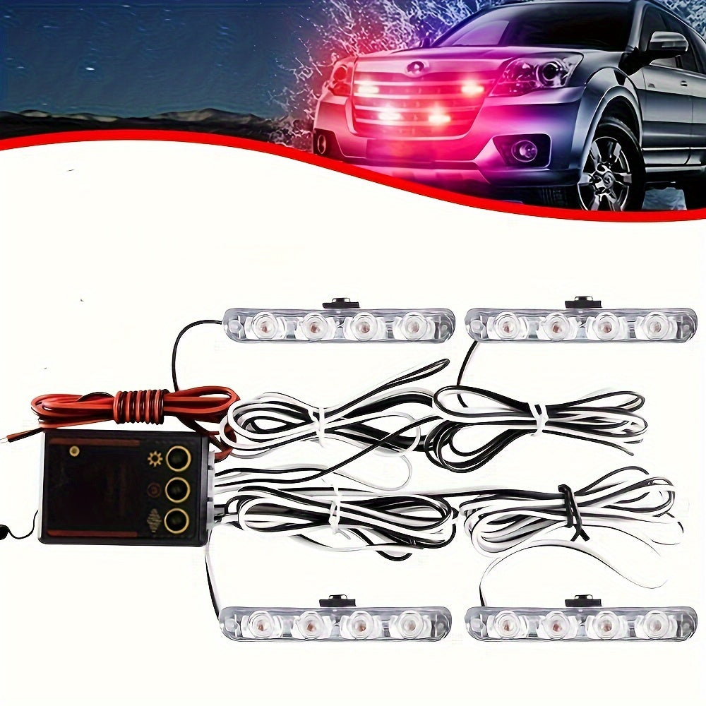 4X4 LED yuzaga o'rnatiladigan grille chiroq, yuk mashinalari uchun, yorqin oq, 36W, 12V, off-road