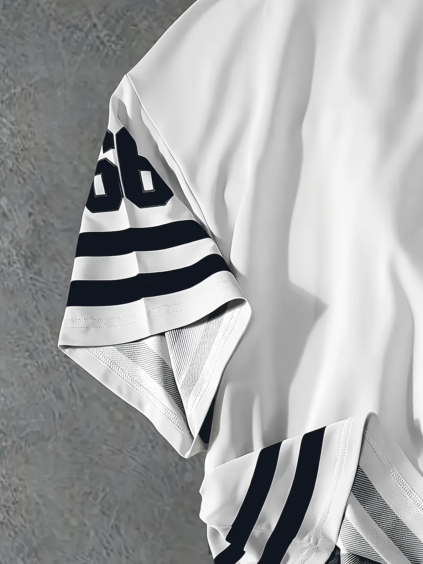 Men's Short Sleeve T-Shirt Chicago Camouflage Polyester Letter Pattern Summer Casual Loose Fit