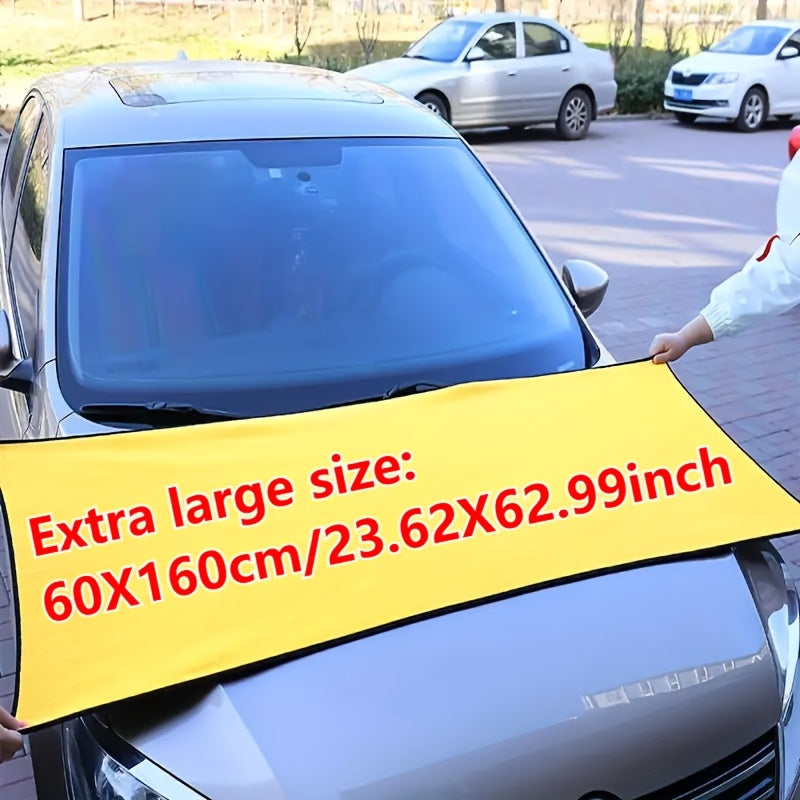 Extra Large Microfiber Car Towel Quick-Dry High Absorbency External Vehicle Care
