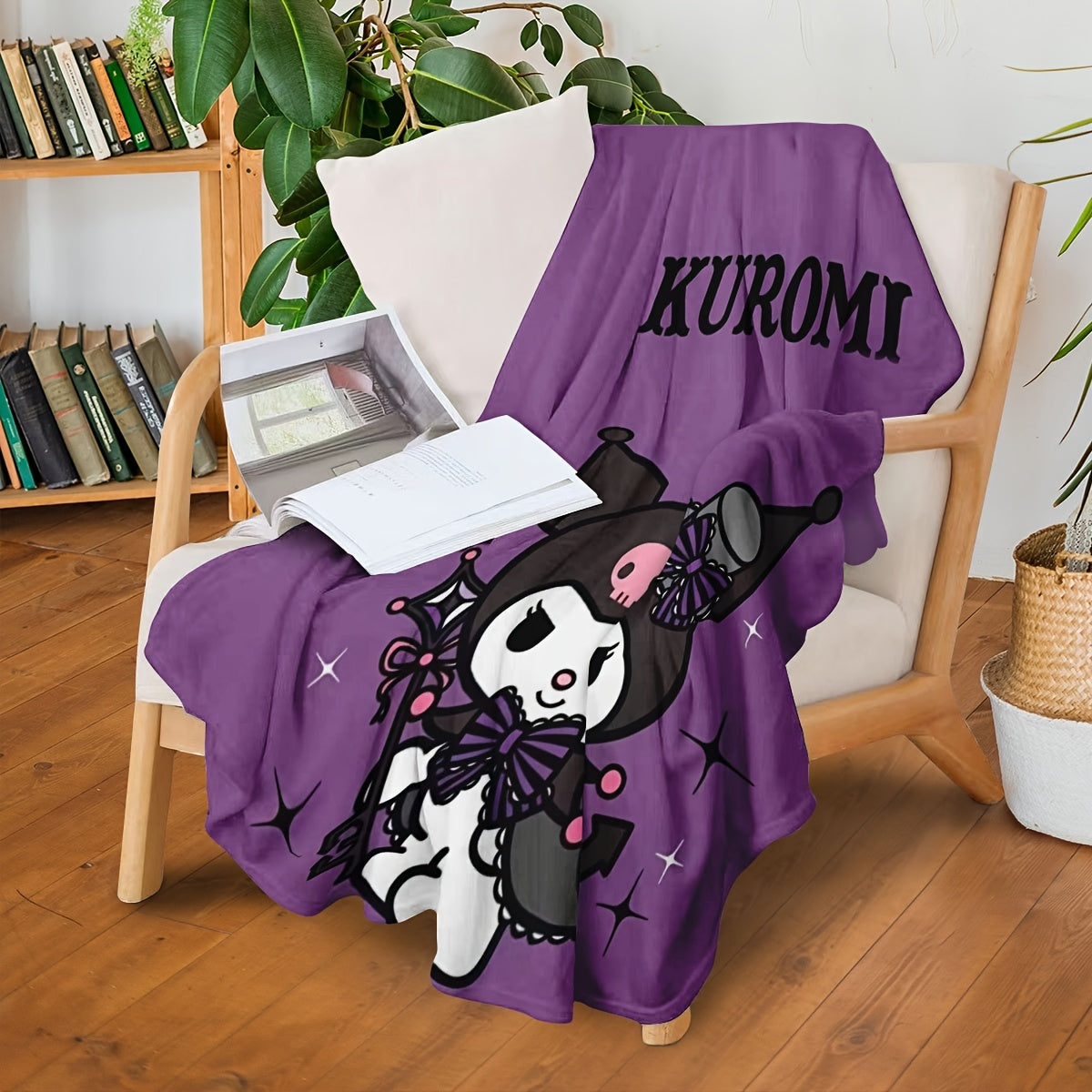 Oilali va uy uchun qulay fleece plash uchun mo'ljallangan, yotoq, divan va sovg'a uchun mos