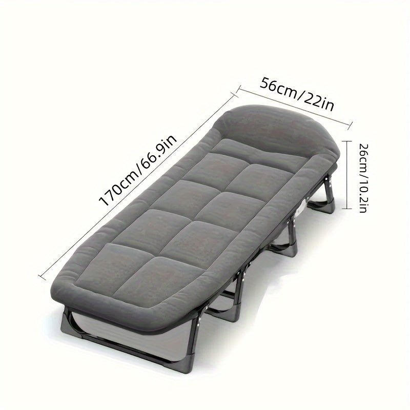 Foldable Aluminum Alloy Bed Portable Folding Bed for Camping and Travel