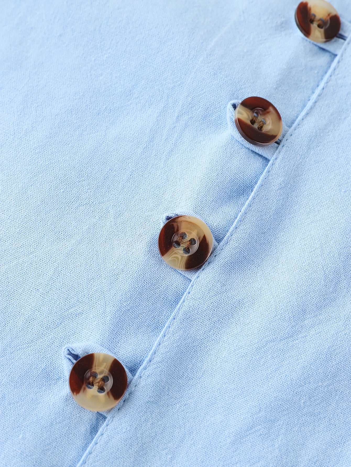 Men's Cotton Cuban Style Casual Suit for Spring and Autumn Two-Piece Set