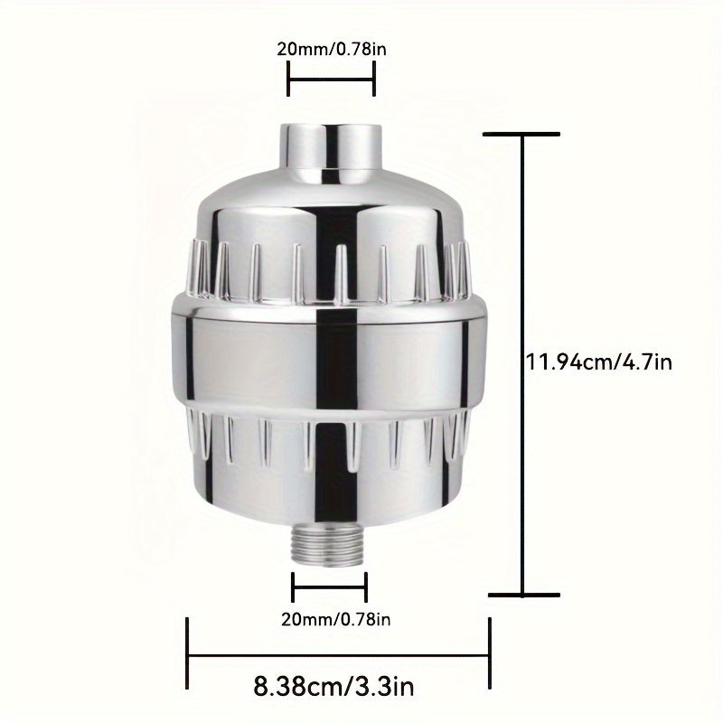 Filtro de ducha de 20 etapas con filtro para baño que elimina el cloro y previene obstrucciones, regalo