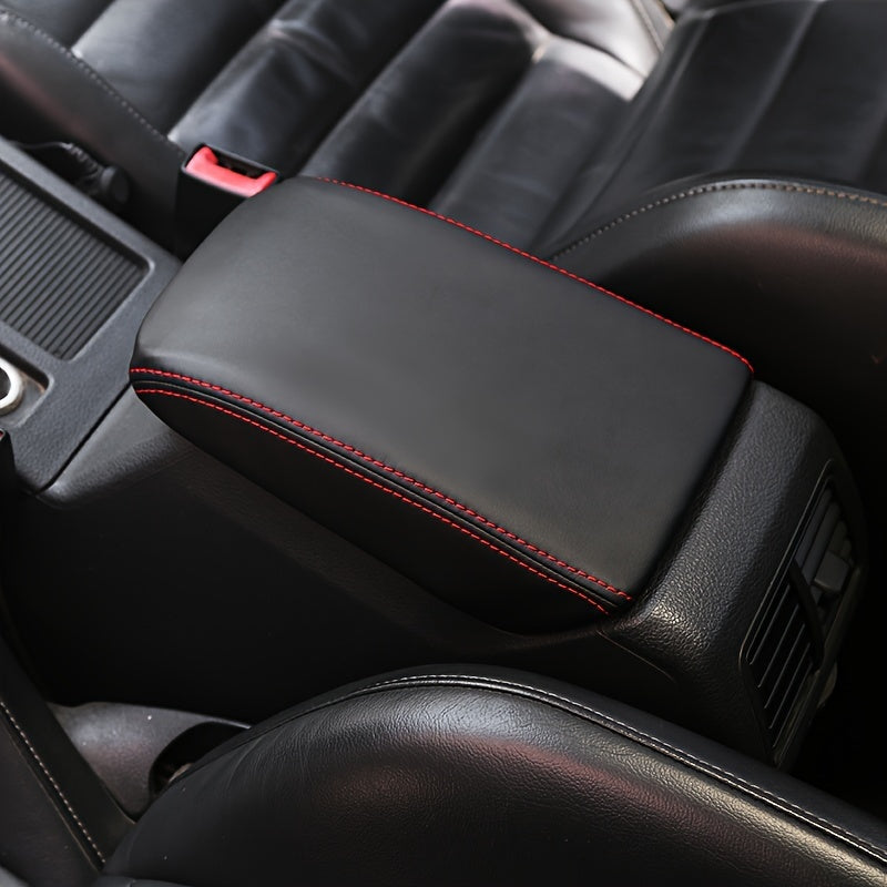 Car Interior Armrest Cover PU Leather Pad for Golf Mk7 2014-2020