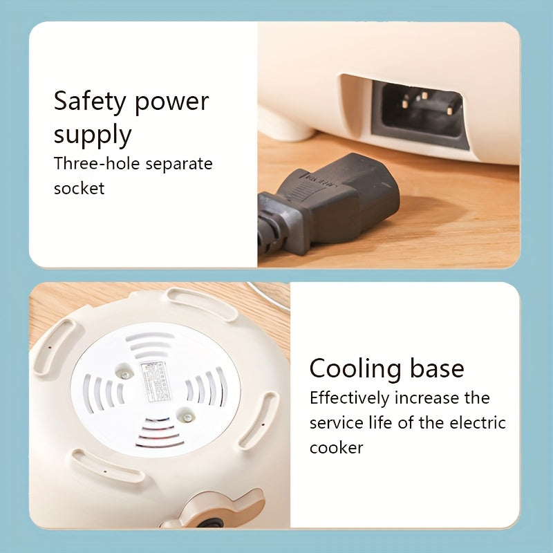 Electric Cooking Pot 1-Pack Non-Stick 220V Household Multi-Functional Kitchen