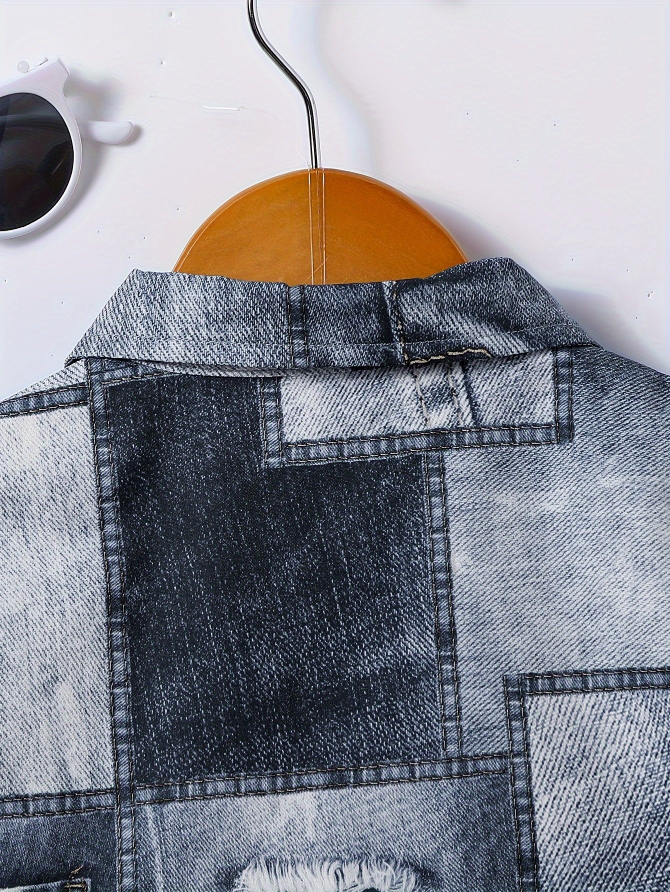 Boys Summer Denim Shirt and Shorts Set Short Sleeve Casual Kids Clothing