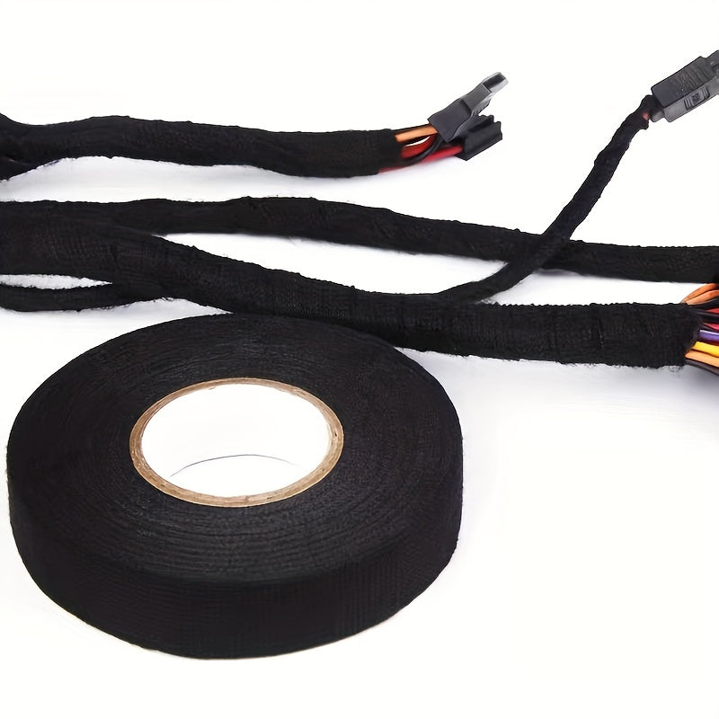 15m Heat Resistant Adhesive Cloth Tape for Cable Harness Car Auto