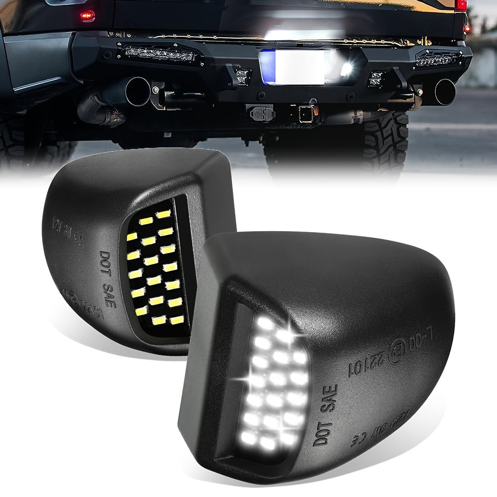 2PCS Led License Plate Light Kit for Truck SUV White 6000K Easy Install