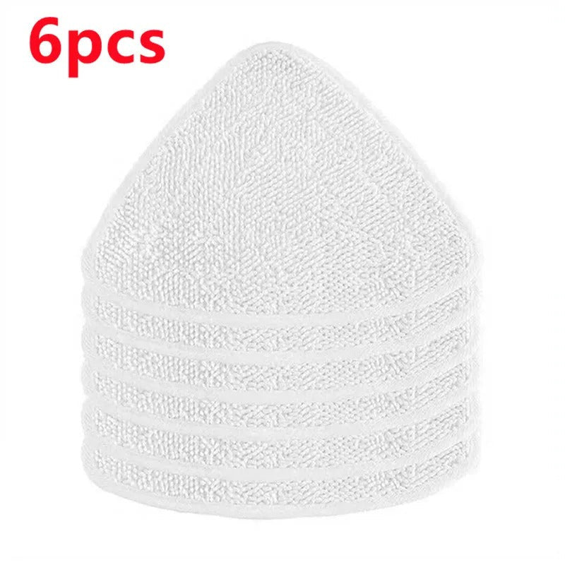 6 ta mikrotoʻlqinli mop yostiqlari uchun bugʻ va püskürtme, yuqori osonlik bilan yutish, qayta ishlatiladigan