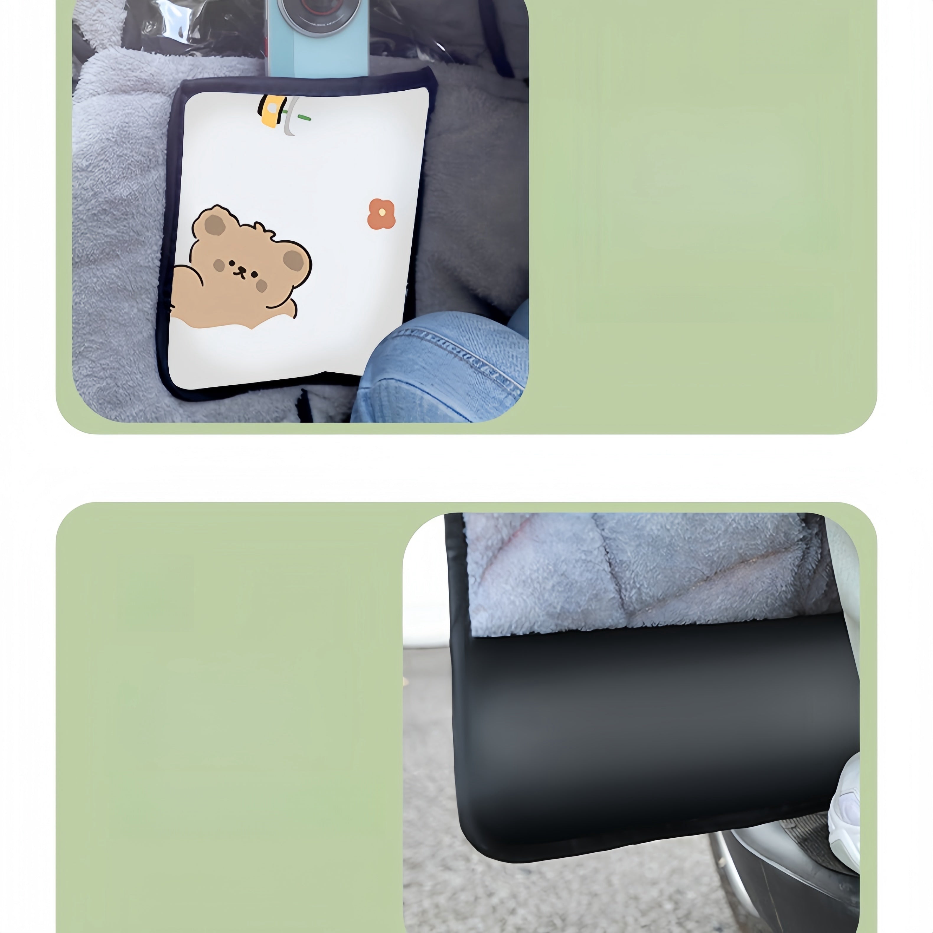 Family Kid Electric Scooter Windproof Quilt Winter Fleece Jacket