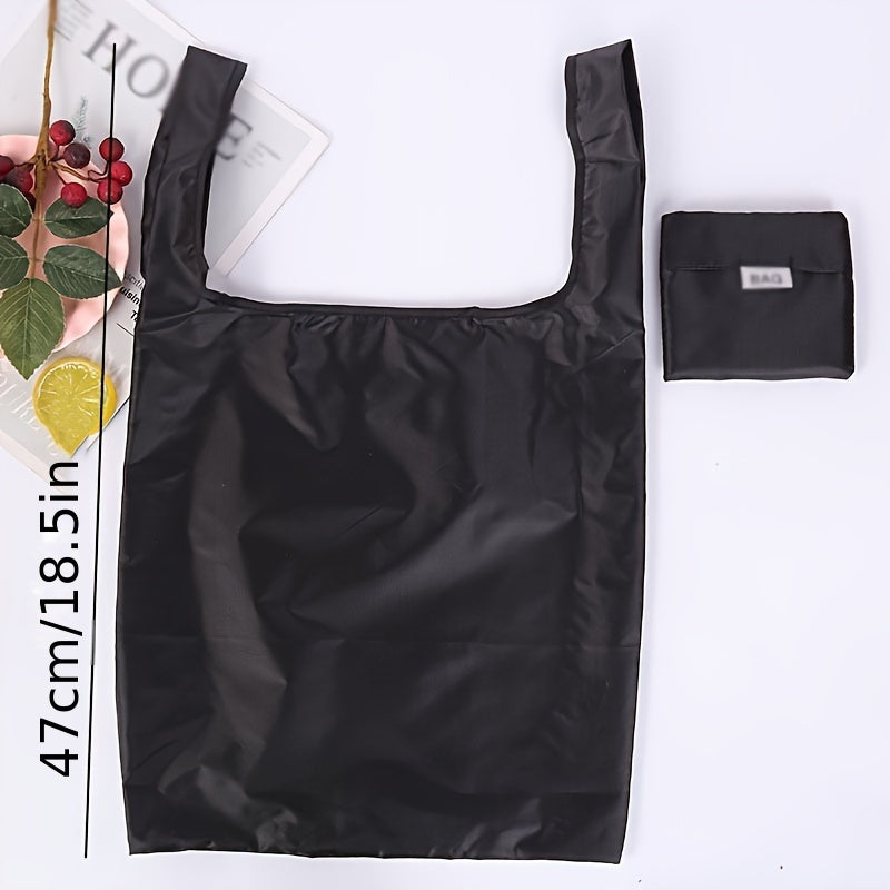 Large Canvas Tote Bag with Handles Foldable Reusable Shopping Bag 47cm