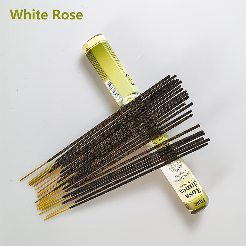 Caja de 20 varitas de incienso surtidas para yoga, meditación y decoración del hogar