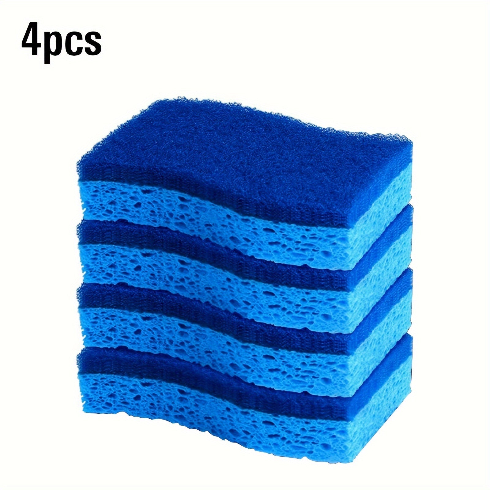 Tovoq va tozalash uchun 4, 6 yoki 12 ta Multipack Scrubbing Sponges, ikki tomonlama, chizilmasiz