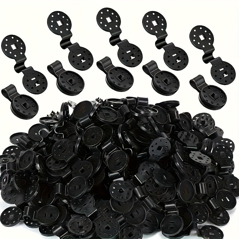 Plastic Sunshade Clips 100 Black Garden Net Fasteners for Bird Proofing Outdoor