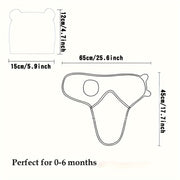 Conjunto de manta de arrullo para recién nacidos para bebés de 0 a 6 meses, saco de dormir de algodón para niños y niñas