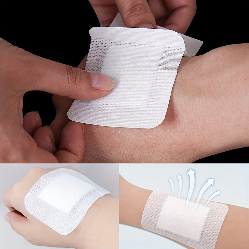 Parchetes de venda para heridas no tejidas para adultos, tamaños surtidos, transpirable, absorción fuerte