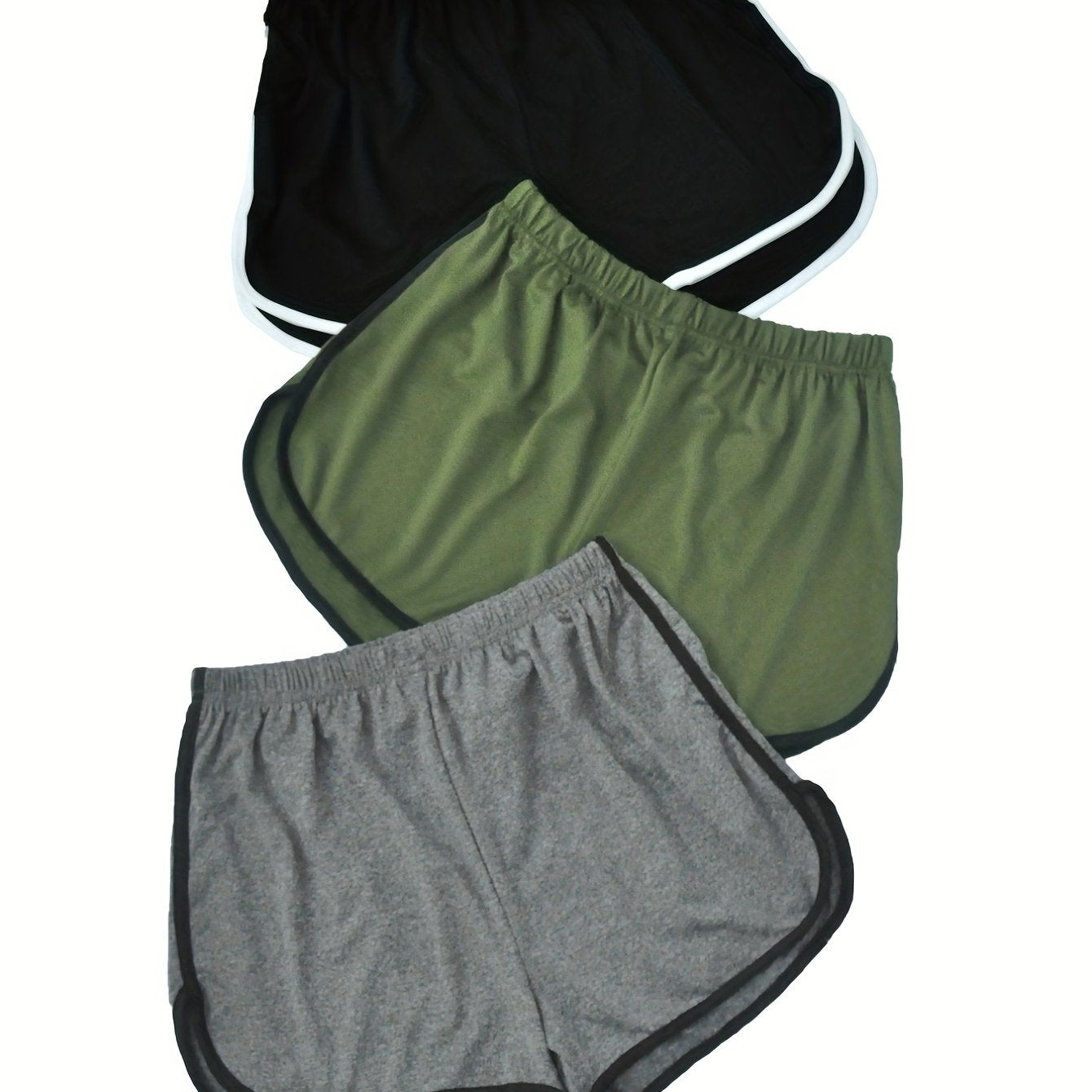 Ayollar uchun kattaroq o'lchamdagi rangli blokli uyqu shortlari polyester dam olish uchun qulay barcha mavsumlar