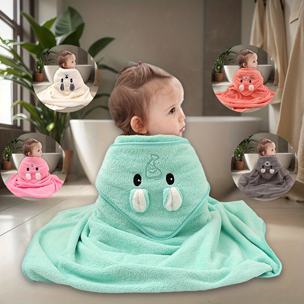 Bolalar uchun multfilm dizayni bilan yumshoq kaputli sochiq, yotoqxona, hammom, basseyn yoki plyaj uchun mukammal. Suvni yaxshi so'raydi, nafas oladi va mashinada yuvish mumkin. Rang: Yashil.