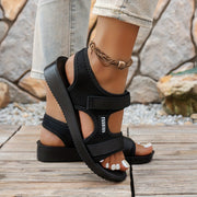 Women's Mesh Slip-On Sandals Open-Toe Flat Shoes for Summer Indoor Outdoor