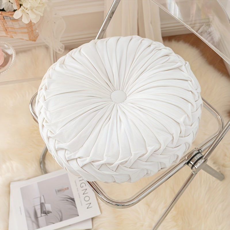 Velvet Pumpkin Pillow for Living Room Decor, Fall Autumn Cushion